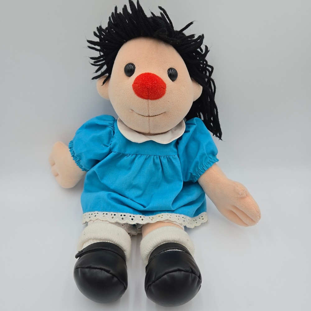 Molly Big Comfy Couch Doll Plush‎ Stuffed Toy 17" Blue Dress Shorts Vintage 1995